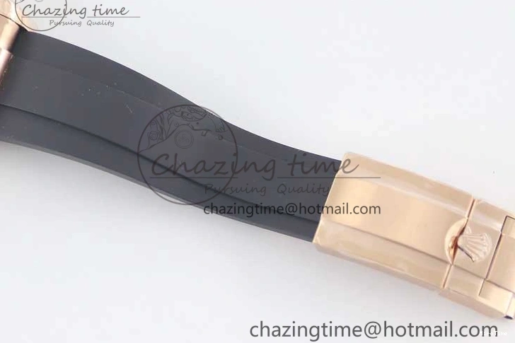 MiroTime 0209 WrinkleFree Daytona 116515 RG TWF 1:1 Best Edition 904L Steel RG Black Dial on Oysterflex Strap A 2417